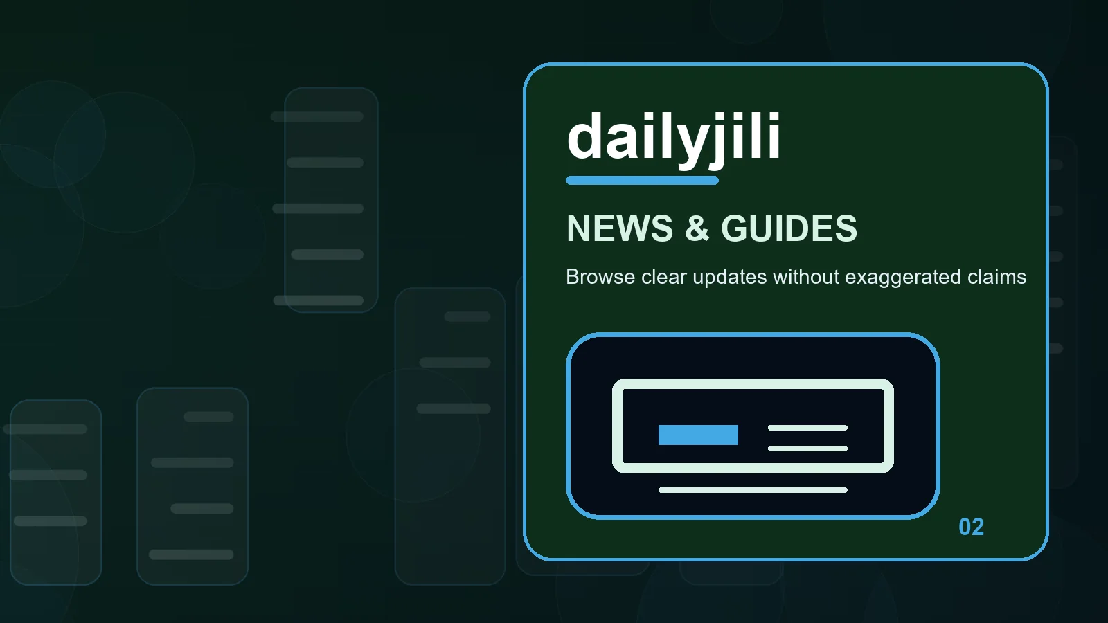 dailyjili news illustration for a practical check for mobile changes