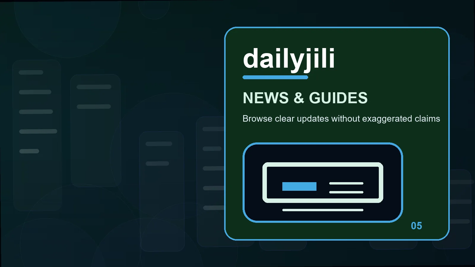 dailyjili news illustration for a practical check for source