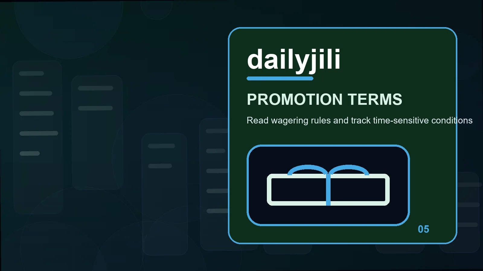 dailyjili promotions illustration for a practical check for wagering rules
