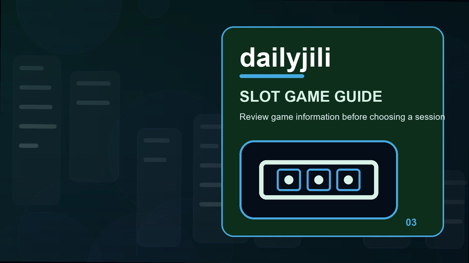 dailyjili slots illustration for how to review paytable before the next step